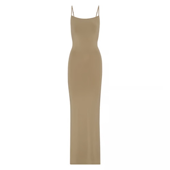 NWT SKIMS Smooth Lounge Low Back Keyhole Dress - size 4X - Picture 2 of 6